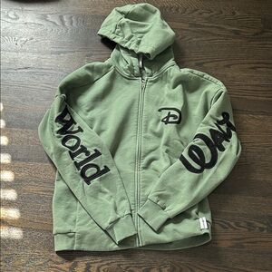 Disney Green Hoodie with Black Logo